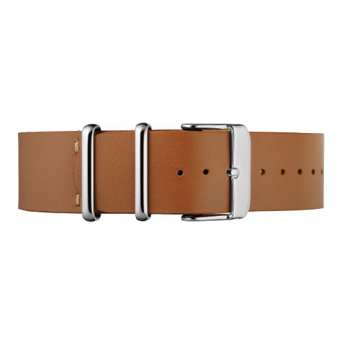 Light Brown Leather Nato Strap