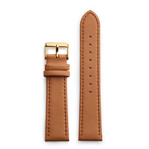 Brown Vegan Leather Strap