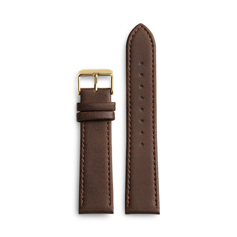 Brown Vegan Leather Strap