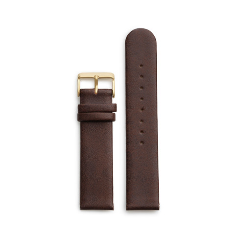 Brown Vegan Leather Strap